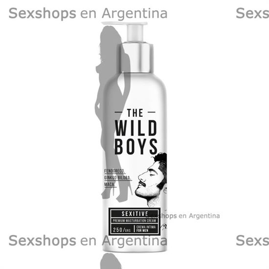 Lubricante masculino premium para masturbacion The Wild Boys 250Grs.